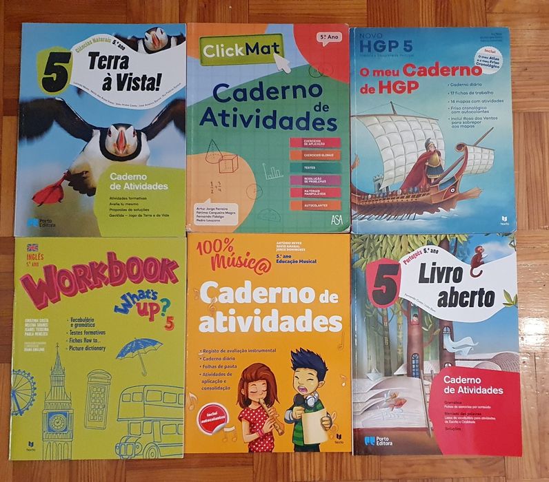 Livros de atividades 5 ano