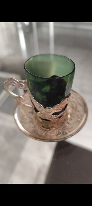 Conjunto JAPONÊS vintage 6 chávenas de SAKE e 6 bases