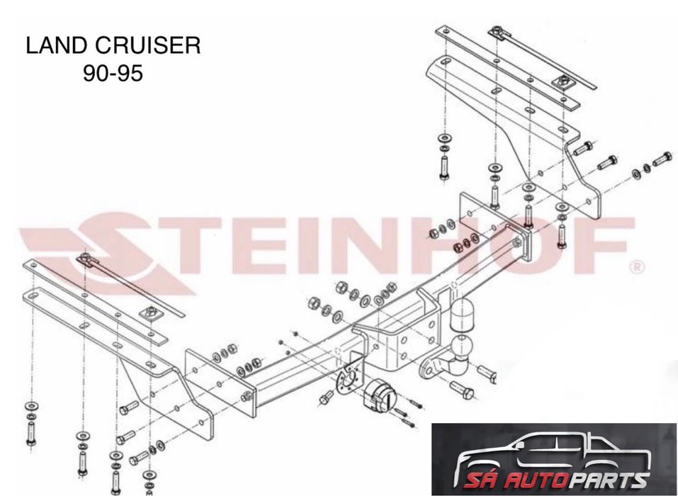 ENGATE DE REBOQUE TOYOTA LAND CRUISER 90 | 95