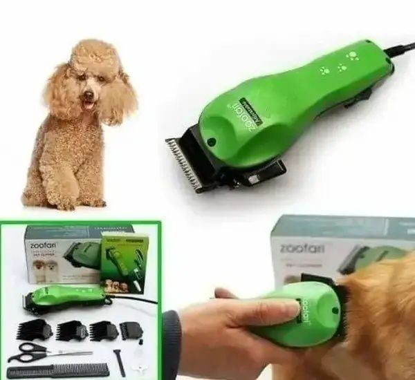 Машинка для грумінгу тварин ZooFari DC-38, професійна та має 4 насадки
