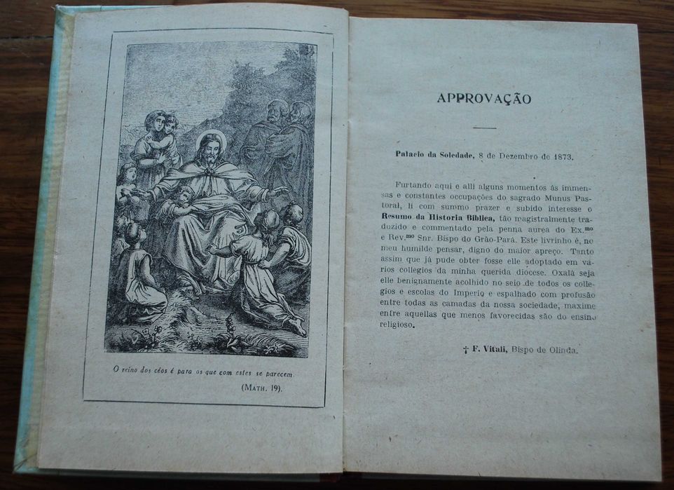 História Bíblica Ilustrada com 200 Estampas (Ano Edição 1950)