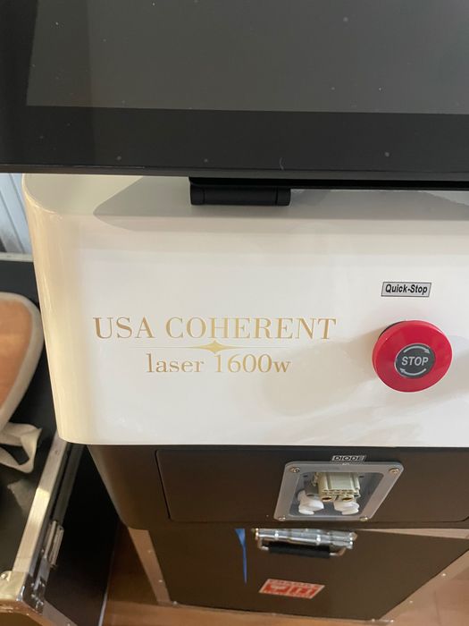 Alugo máquina depilação laser 4 comprimentos de onda 1600w 16 barras marca coherent