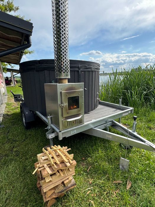 Wynajem mobilna Bania Balia Jacuzzi Sauna z dostawą - zabawa, prezent