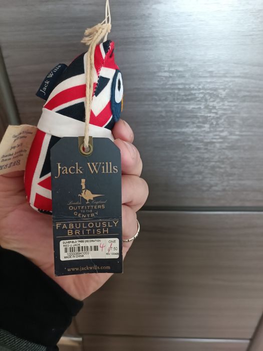 Брендовая мягкая игрушка - брелок  Jack Wills