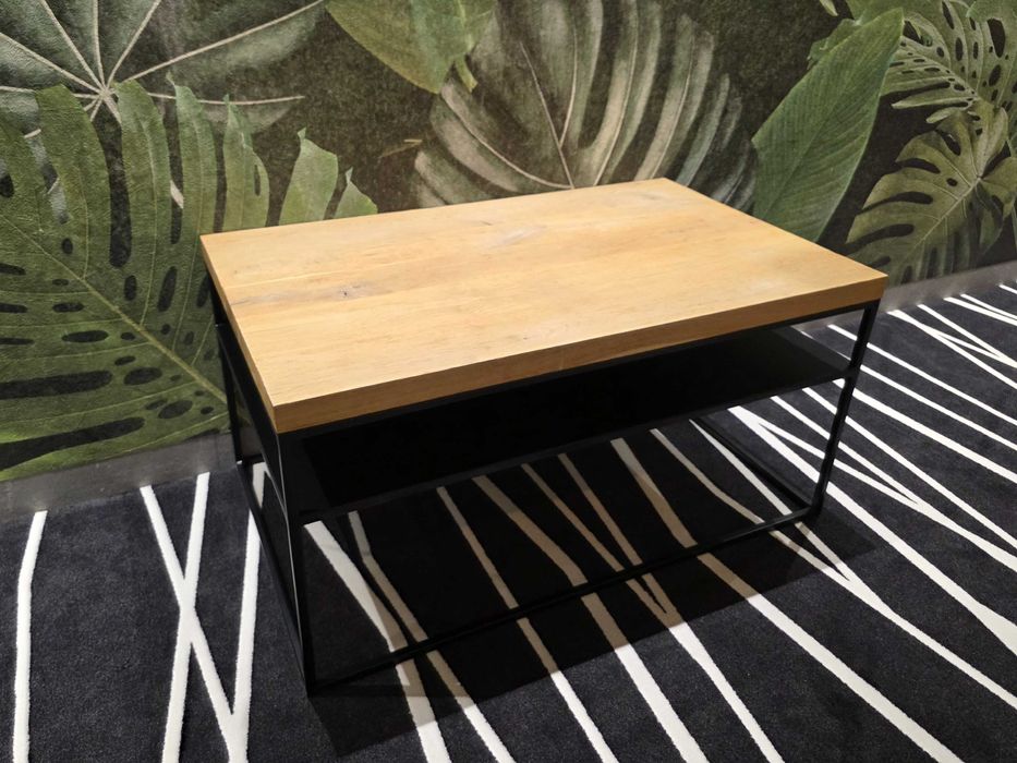 Nowoczesny Stolik Kawowy Dębowy LOFT