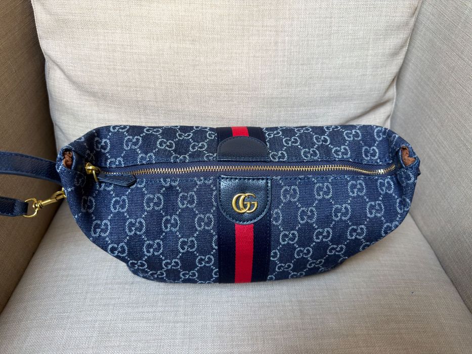 Torba Torebka Kosmetyczka Gucci materiałowa
