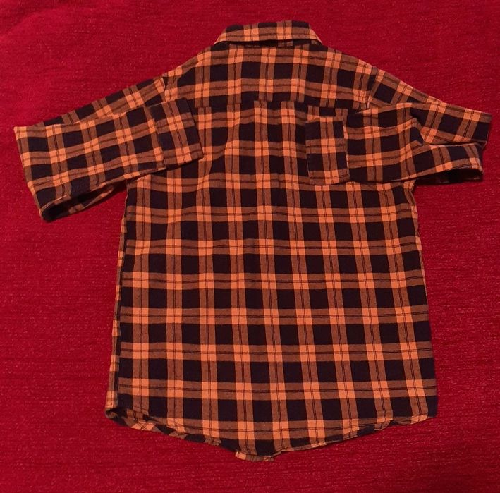 Camisa Quadrados M.Comprida 5-6Anos (116cm)