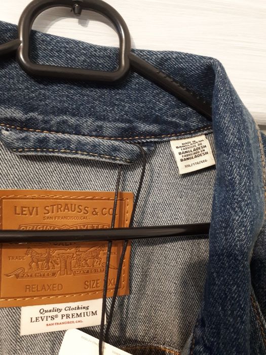 Куртка джинсова фірмова Levi Strauss XXL, нова.