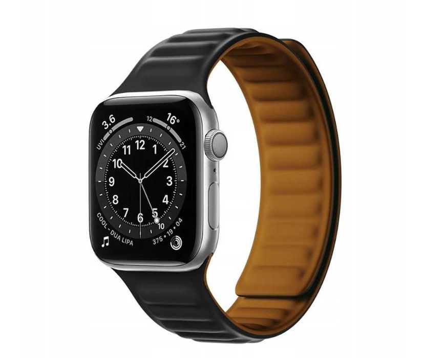 Apple Watch 42/44/45mm Opaska Pasek Magnetyczny Czarny kod 1675