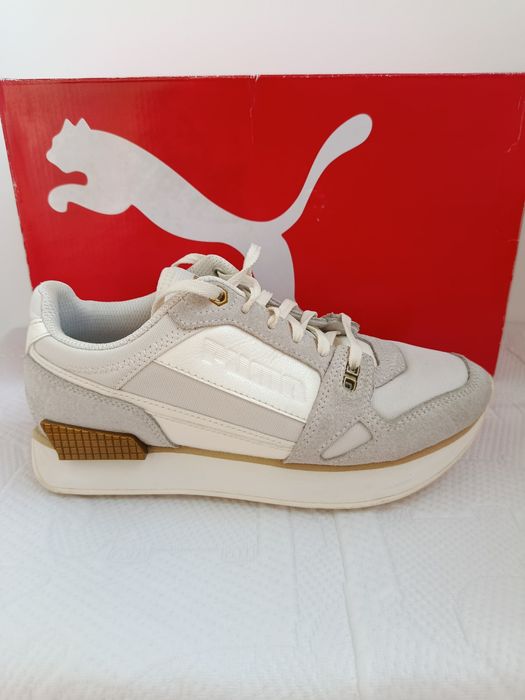 Кросівки жіночі PUMA mile rider metelic 37r / 23cm ( original). 
Розмір 37r /23cm.
Підійдуть на на стопу 23см .