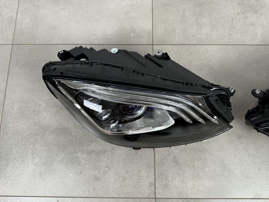 Фары рестайлинг 18+ для Mercedes W222 2013-2017 фара правая + левая