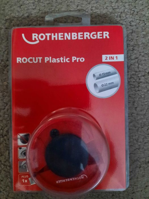 Rothenberger ROCUT Plastic Pro 15-22 mm - obcinak do rur PE, PP i PVC
