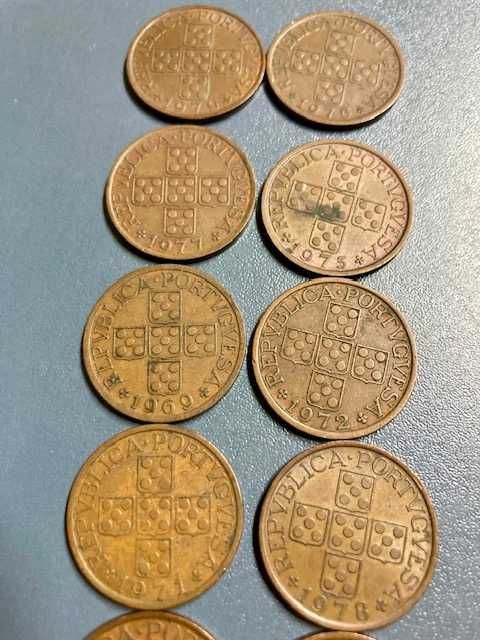 Coleção completa de moedas antigas de 50 centavos