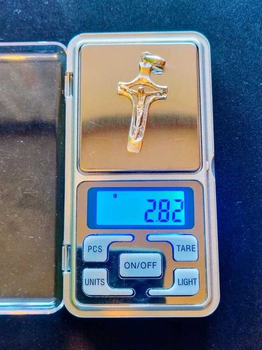 Srebrny łańcuszek ITALY 925 + krzyżyk i medalik - 29,65 gr