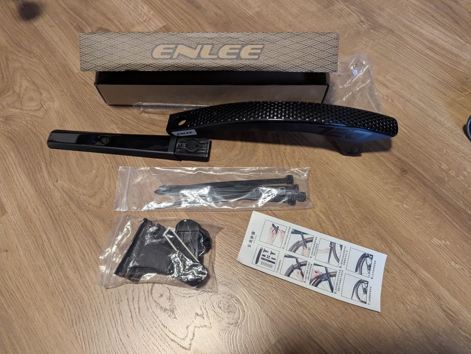 Błotnik Rowerowy gravel 700C 32-40mm Przód Tył ENLEE EN-720