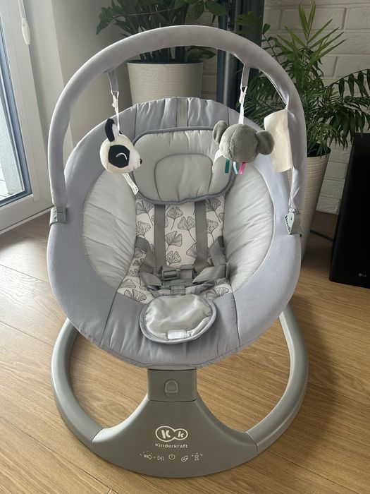 Kinderkraft Bujaczek leżaczek LULI szary Elektryczny