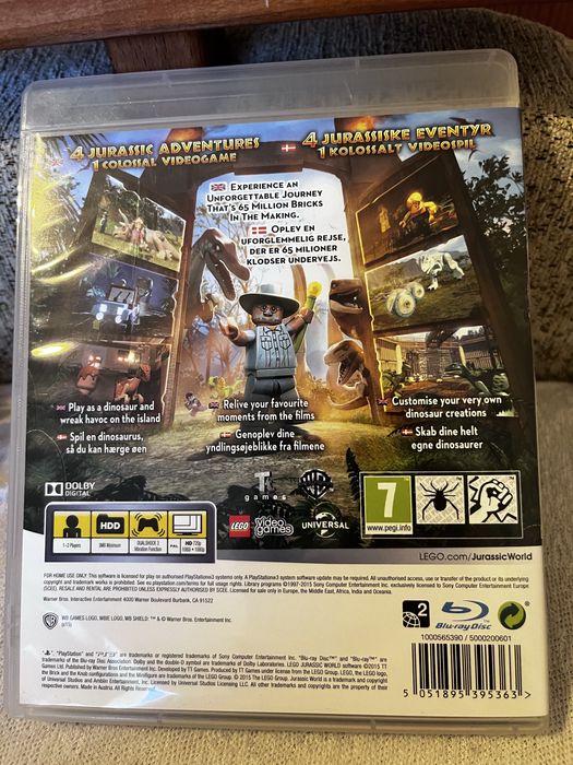 Lego Jurrasic world playstation 3