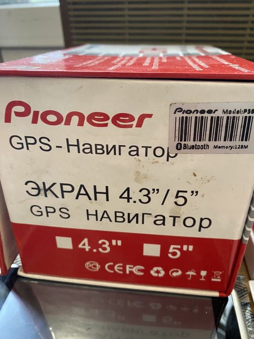 Навігатор Pioneer HD екран 4,3»/5»