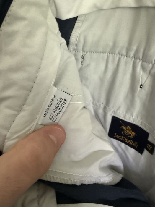 Calças de bombazine homem Jackerton, azul‑escuro, tamanho 46