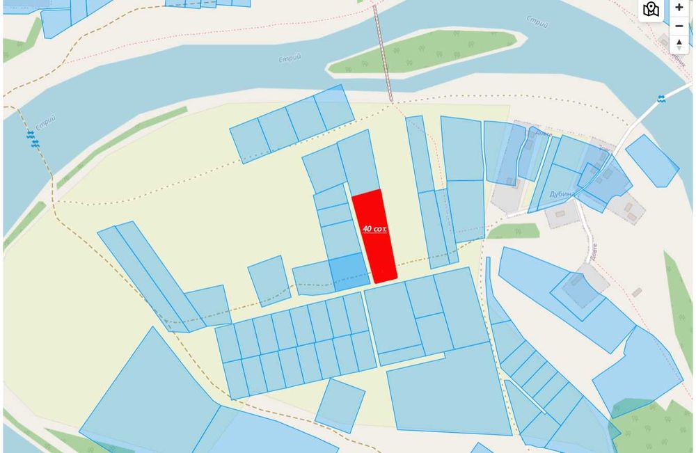 Добра ділянка 40сот в Карпатах с. Рибник