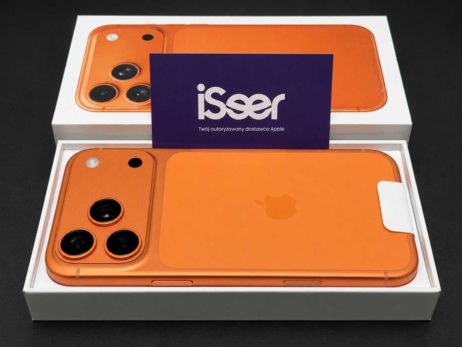 RATY 0% • iPhone 17 Pro Max 256GB • 100% BAT • eSIM • Orange
