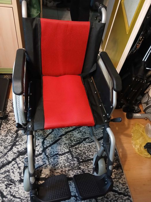 Wózek inwalidzki aluminiowy NOWY