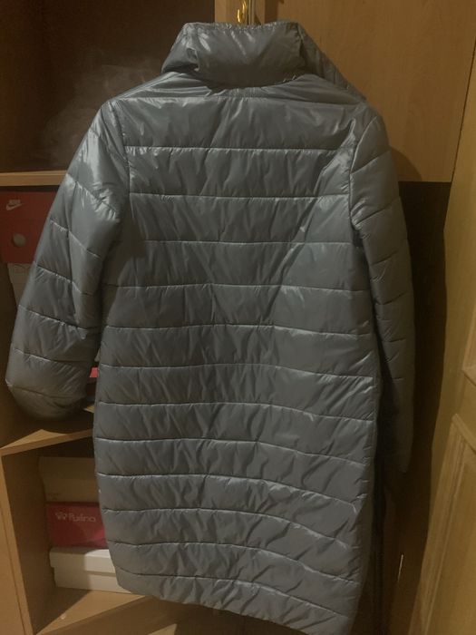 Дутое стеганное пальто