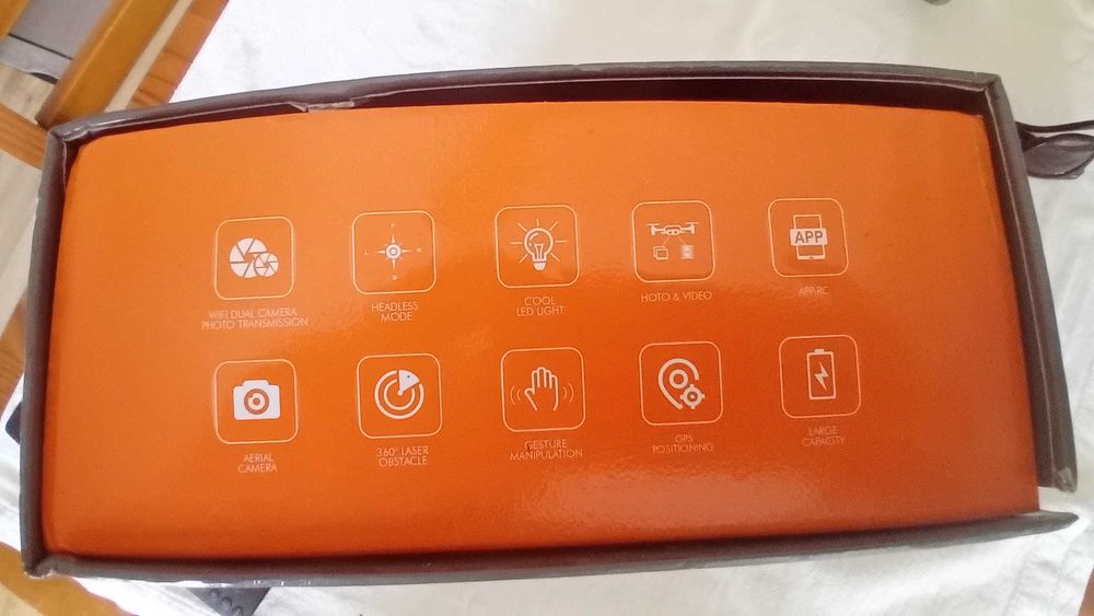 Drone novo com caixa nunca utilizado