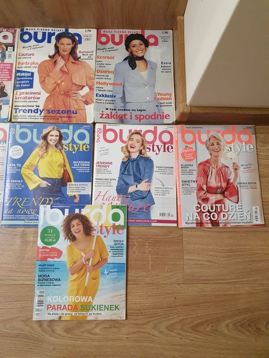 Gazetki Burda z wykrojami sztuk 8