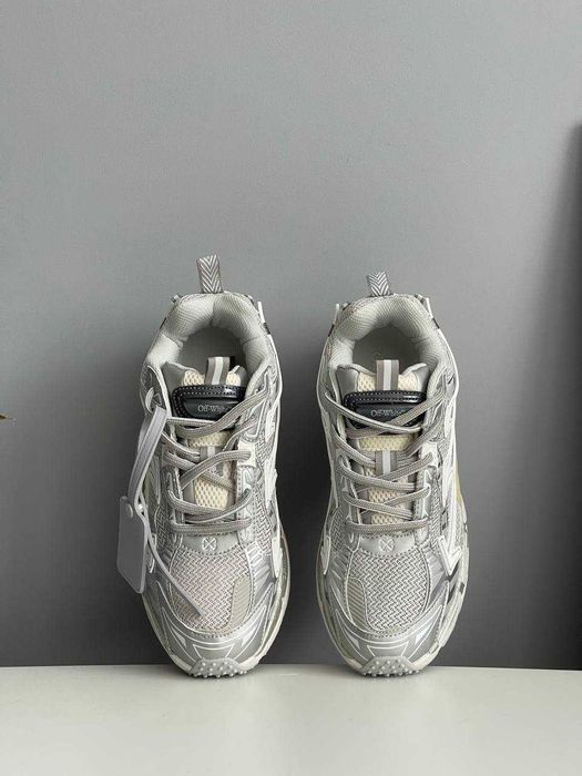 Кросівки Off White Be Right Back Silver офф вайт білі срібні