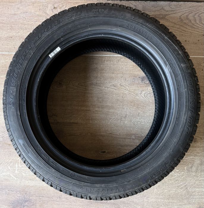Шини зимові Dunlop R16 205/55 4шт- 6+/7+мм