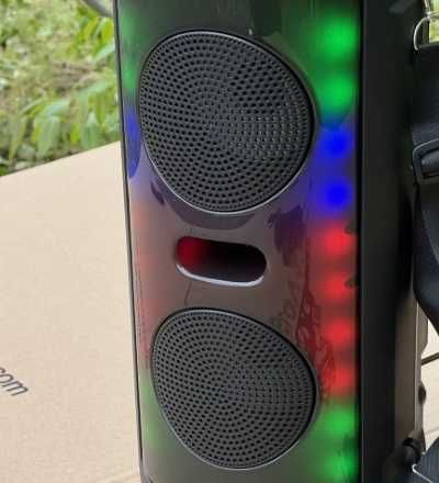 Портативна Bluetooth колонка для караоке з мікрофоном на акумуляторі