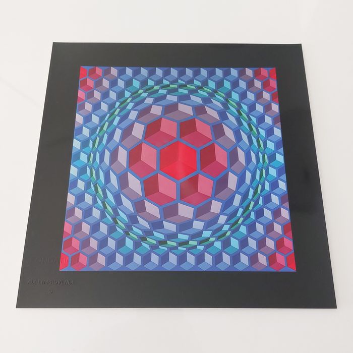 Vintage Vasarely litografias
