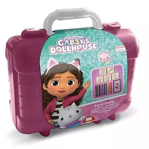 Pieczątki W Walizce Zestaw Podróżny Koci Domek Gabi Gabby's Dollhouse 42117 Multiprint. Nowy Produkt
