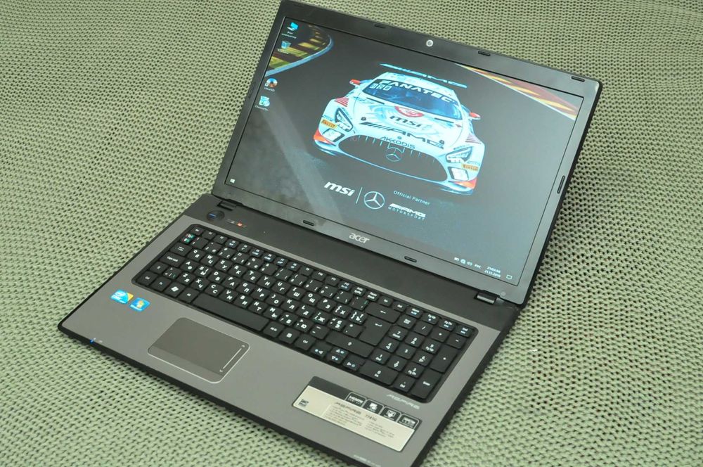 Мощный ноутбук Acer 7714  (Core i3 /8Gb/ 500Gb /video - 2Gb)