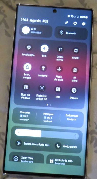 Samsung Galaxy S23 Ultra Sky Blue 512GB - Como Novo!