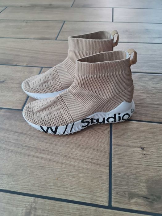 Buty sportowe skarpetki Boohoo