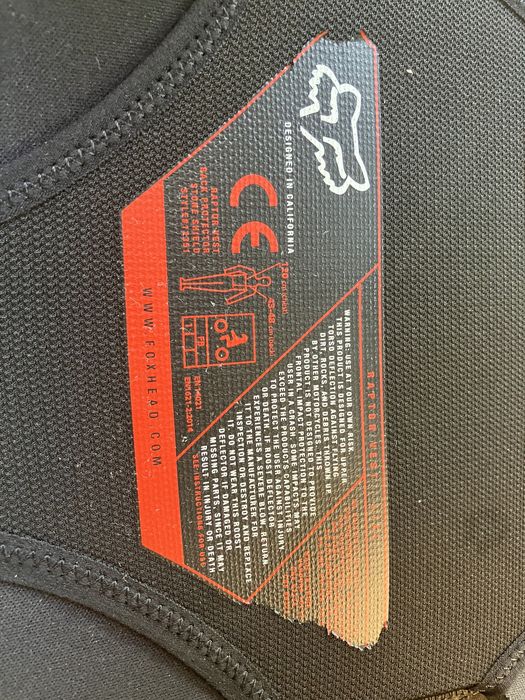 Enduro Protecao de Tronco FOX Raptor