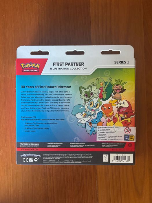 First Partner Illustration Collection Series 3 Pokemon