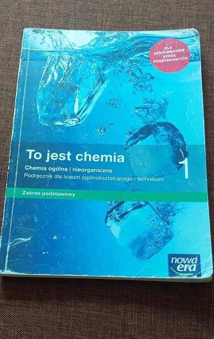 Nowa era - chemia - klasa 1 zakres podstawowy