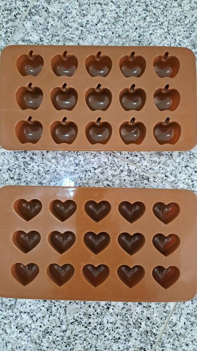 2 formas de silicone