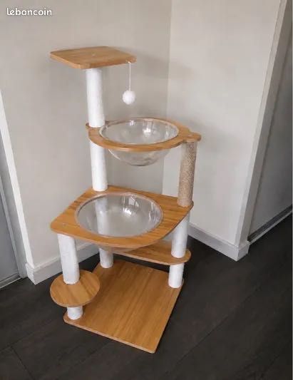 Duży drapak dla kota z 2 legowis