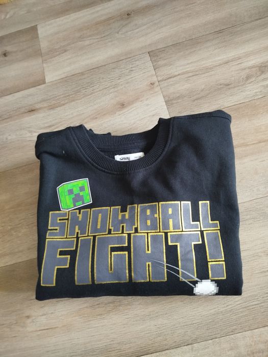 Czarna bluza Minecraft 140