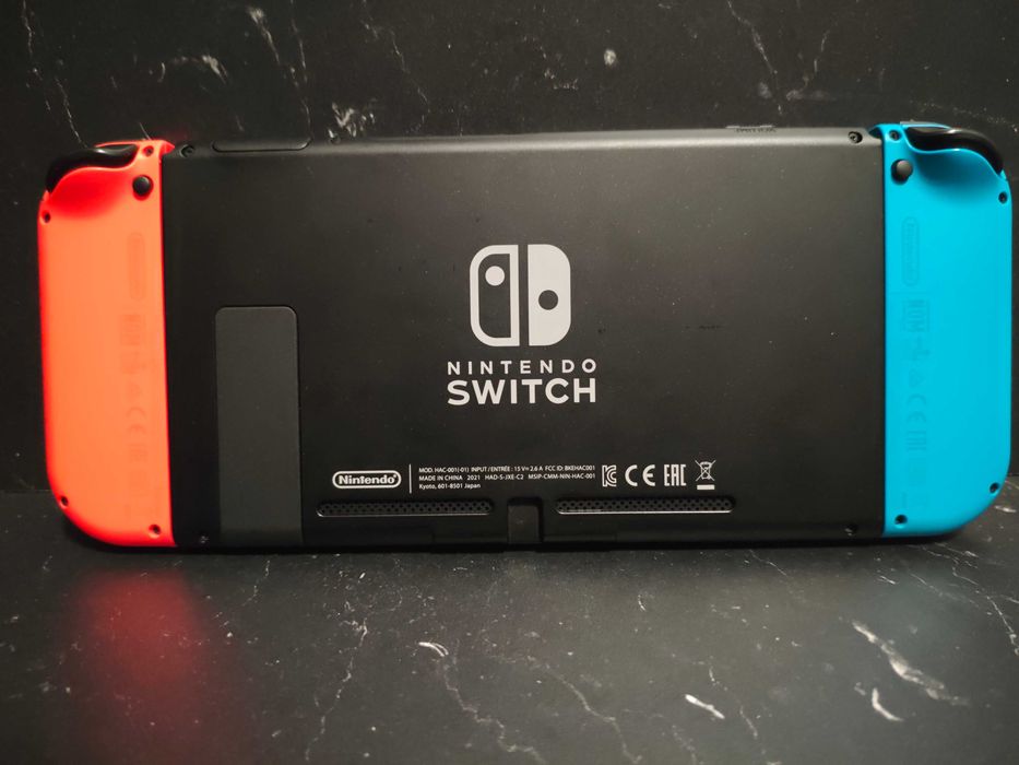 Konsola Nintendo Switch V2 + Karta 128GB + Etui + Grip DARMOWA DOSTAWA