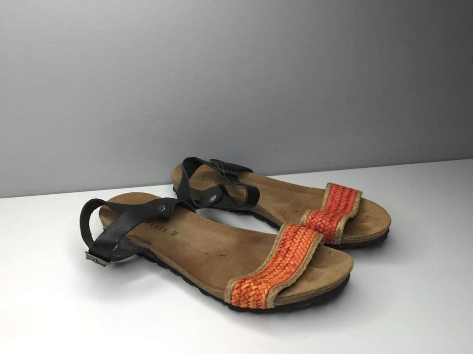 Sandaly skorzane peckott Rozmiar 39