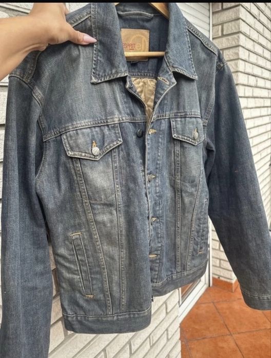 Esprit męska kurtka dżinsowa w stylu vintage