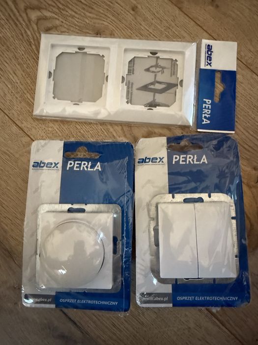 Łacznik podwojny + ściemniacz halogenowy + ramka