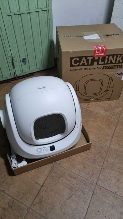 Caixa areia automatica para gatos