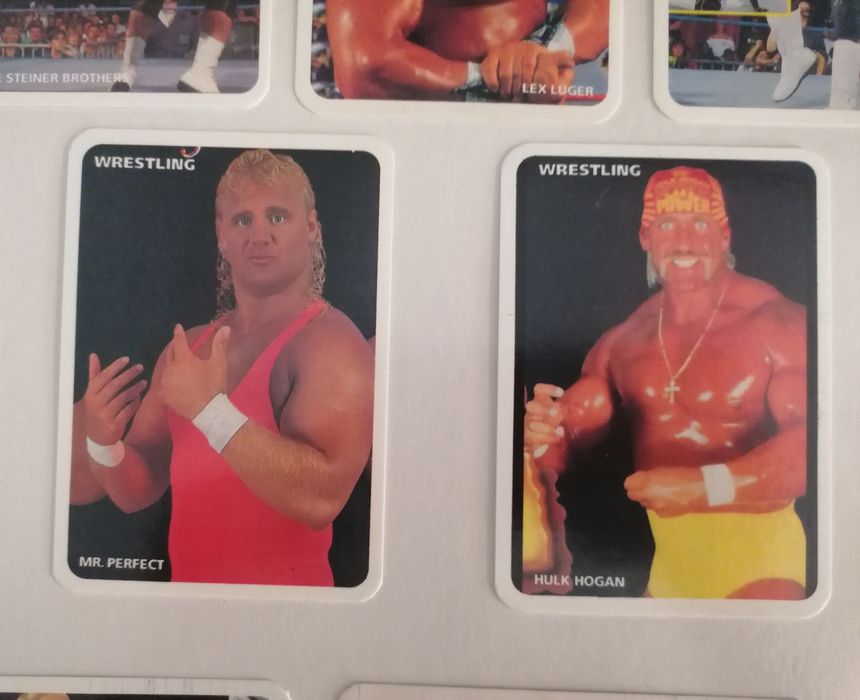 Conjunto de 12 calendários do Wrestling do ano de 1994
