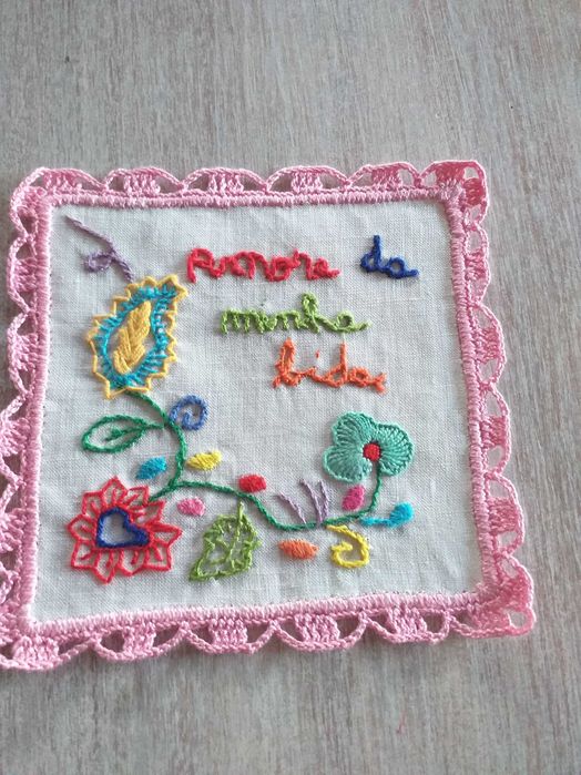 lenço namorados 13cmX13cm